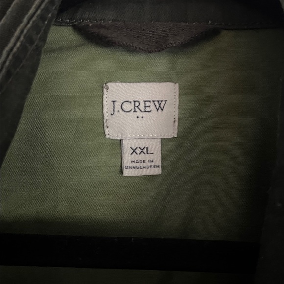 J. Crew Factory Olive Utility Jacket with Gold Buttons - Picture 4 of 7